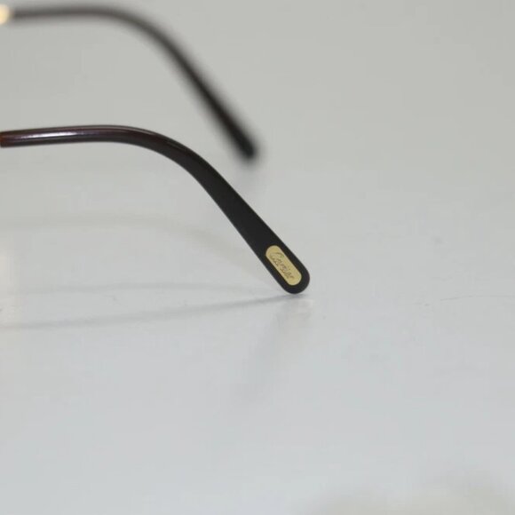 CARTIER Square Clear Sunglasses Brown Tortoiseshell Acetate 140 53-17 - 4363169 - Picture 4 of 11